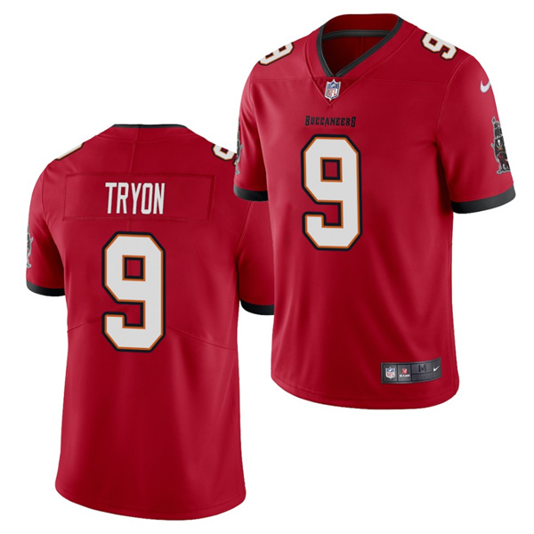 Men's Tampa Bay Buccaneers #9 Joe Tryon 2021 Draft Red NFL Vapor Untouchable Limited Stitched Jersey